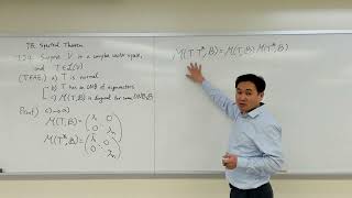 The spectral theorem for operators on complex vector spaces