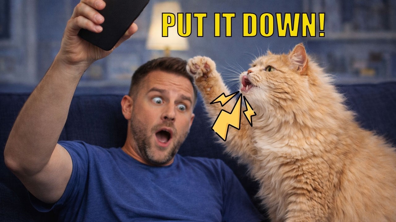 This Cat Just Scolded Me 😅📱