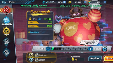 Megaman X Dive | 05 | Event | Re-Taking Candy Factory with First Armor X | 3 Stars Clear