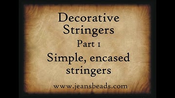 Decorative Stringers 1 by Jeannie Cox