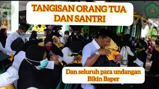 PROSESI  WISUDA SANTRI TPQ  ARROSYIDAH KE XV/TERHARU DG SUNGKEM SANTRI.PECAH TANGISAN