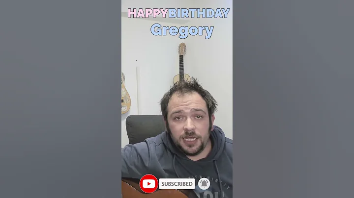 Happy Birthday Gregory   Happy Birthday to You Gre...