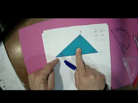 სამკუთხედების ტოლობის მეორე ნიშანი #56 - IV თავი - მე-7 კლასის მათემატიკადიმიტრი გოშხეთელიანი