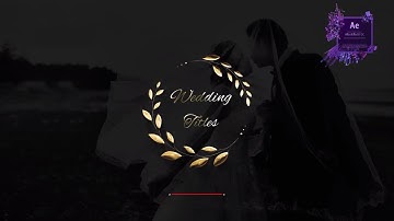 After Effects Tutorial: Gold Particles Text Effects in After Effects - No Third Party Plugin