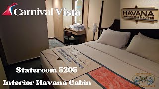 Carnival Vista | Cabin 5205 | Interior Havana Room #carnivalcruise #Havana #new