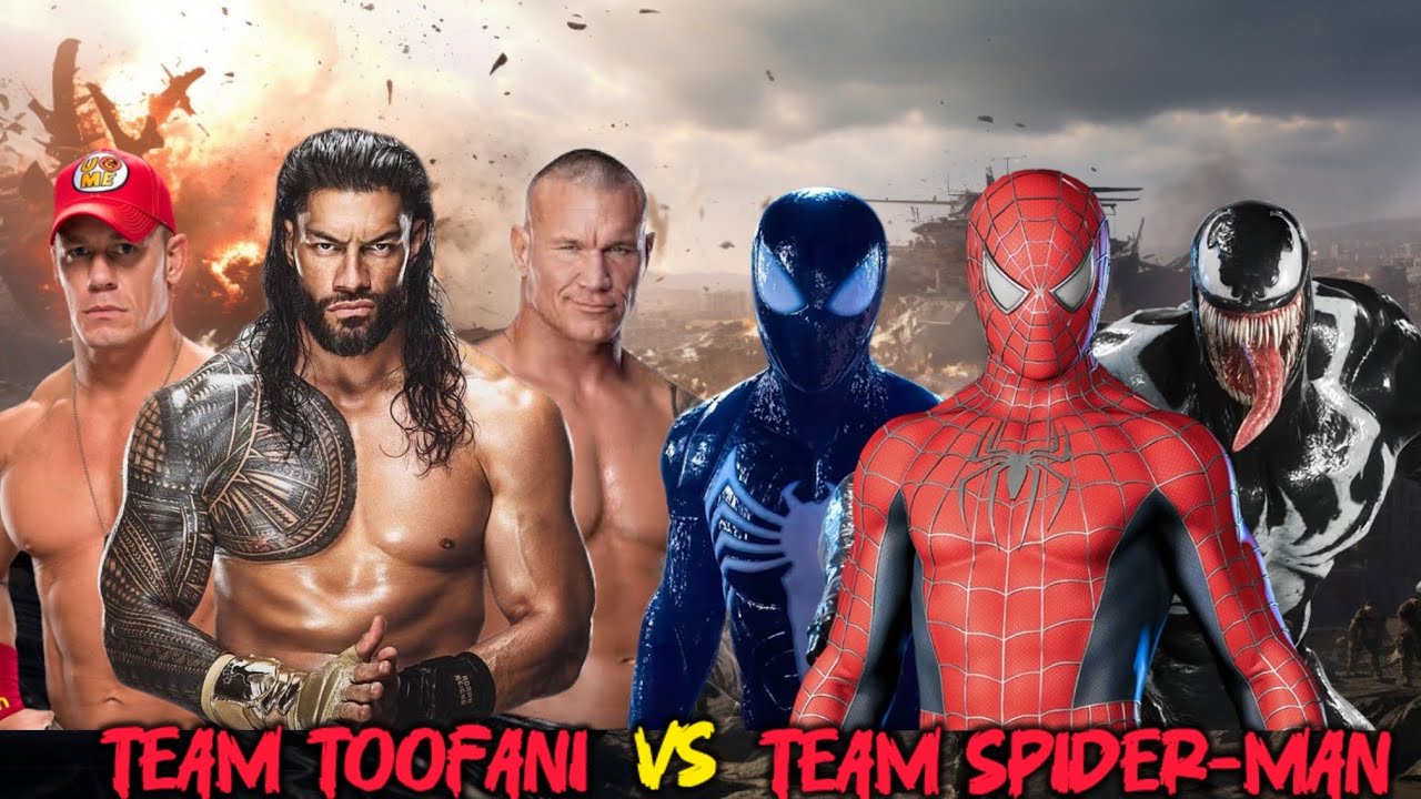 Team Toofani vs Spider-Man • Symbiote Spider-Man • Venom 🕷️