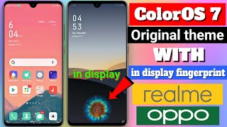 ColorOS 7 Original Theme with indisplay fingerprint for Realme & Oppo | Coloros 7 theme screenshot 5