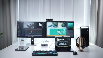 Dual-screen KVM Switch with Docks for Graphic Designers/Video Editors (iDock C10)