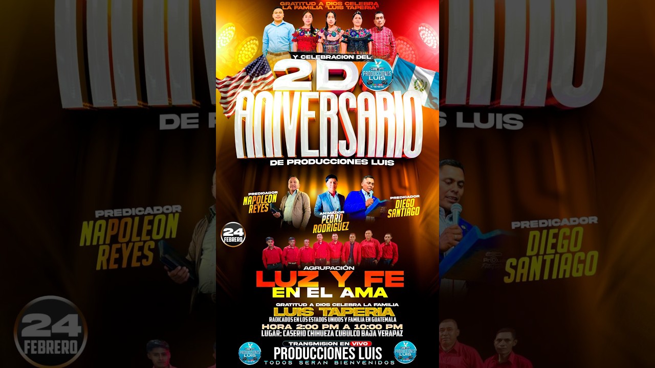 ACCIÓN DE GRACIAS A DIOS CELEBRA LA FAMILIA LUIS TAPERIA, EN EE.UU. Y LA FAMILIA EN GUATEMALA