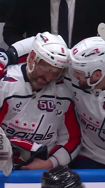 Respect from the refs on Ovi's big day 😁 #thegr8chase