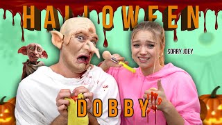 ICH SCHMINKE @JoeysJungle  für HALLOWEEN zu  Dobby von Harry Potter (i try 😂)