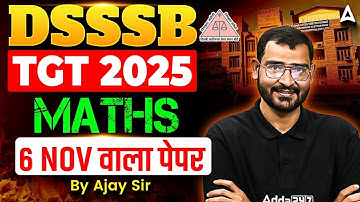 DSSSB TGT Maths 2025 PYQ