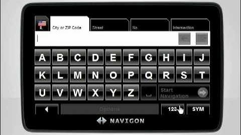 Entering a Destination - NAVIGON Video Tutorial