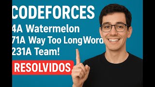 CodeForce exercises (4A, 71A, 231A)