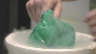 Temperature dependence of volume and density