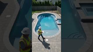 Amazing Backyard Swimming Pool Transformation | Luxury Pool Construction Time-Lapse