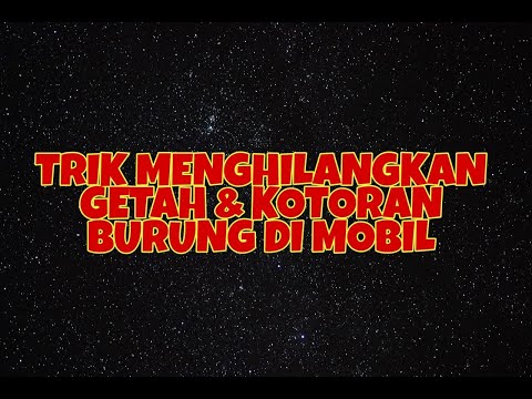 Video: Cara Kering Membersihkan Kereta