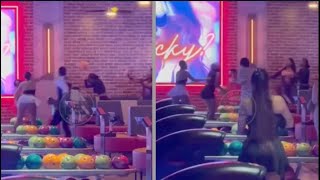 Woman Gets ROCKED &amp; Knocked Unconscious With A Bowling Ball In Miami During FIGHT (UPDATE)