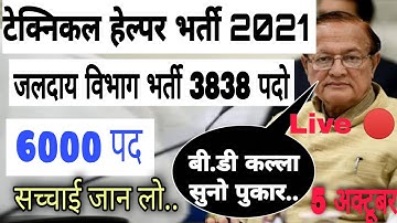 विद्युत विभाग टेक्निकल हेल्पर भर्ती ll पदों की संख्या ll विज्ञप्ति कब तक होगी जारी खुशखबरी
