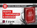 Урок InDesign. Работа с таблицами