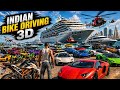 Indian Bike Driving 3D Cheat Code 😱 | Unlimited Cars, Bikes & Ship Unlock Gameplay 🚗🏍️🚢