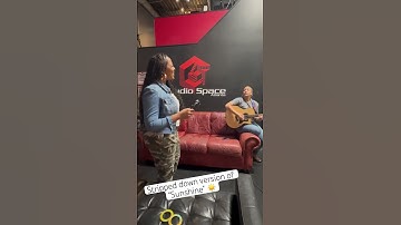 Thumbnail of Nia Allen rehearsing stripped down version of her song “Sunshine” ☀️ #Worship #Inspiration #Acoustic