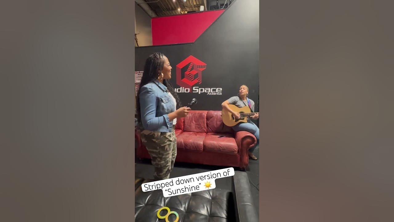 Nia Allen rehearsing stripped down version of her song “Sunshine” ☀️ #Worship #Inspiration #Acoustic