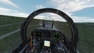 DCS Pilot POV: Crosswind Landing