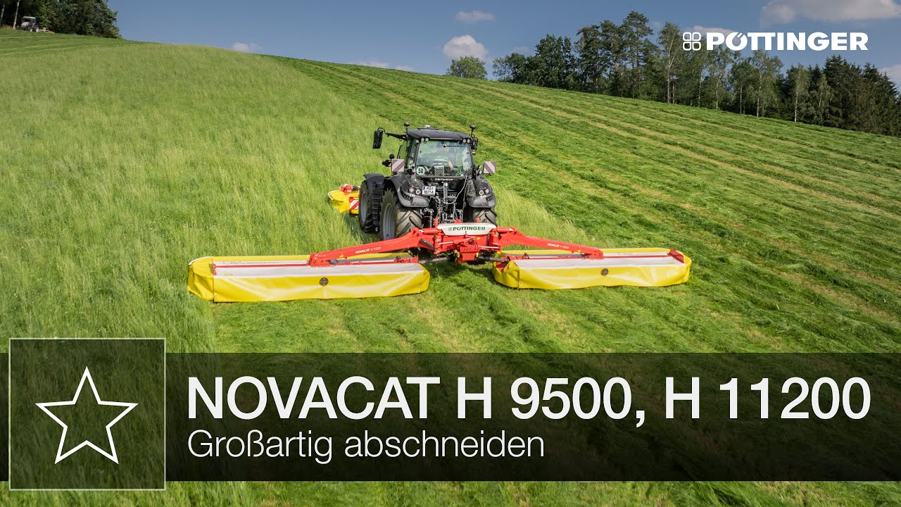 NOVACAT H 9500, H 11200 Mähkombinationen – Highlights | PÖTTINGER