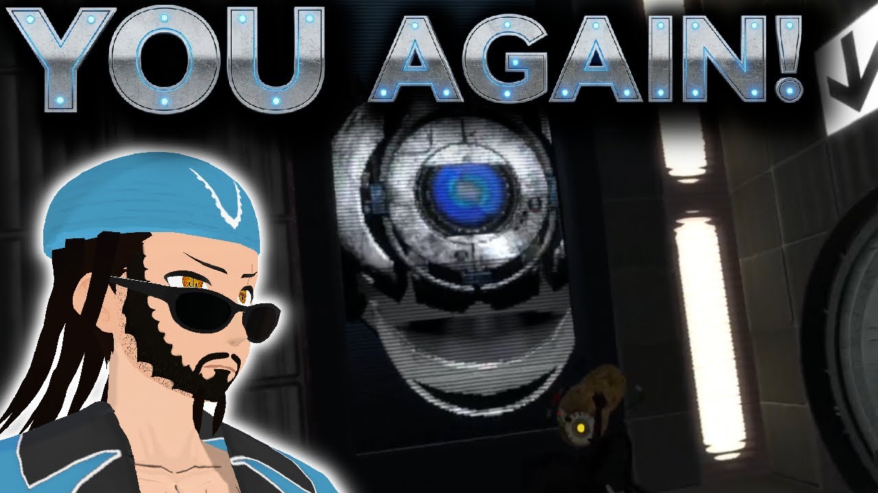 Portal 2 VR Part 8 🎮 Let's Play 🎮 - Back to Normalcy? Now for Wheatley ...