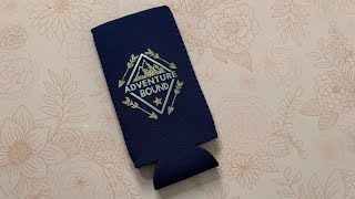 How to Apply HTV to Can Coolers (Koozies) | DIY Alex Mystery Box