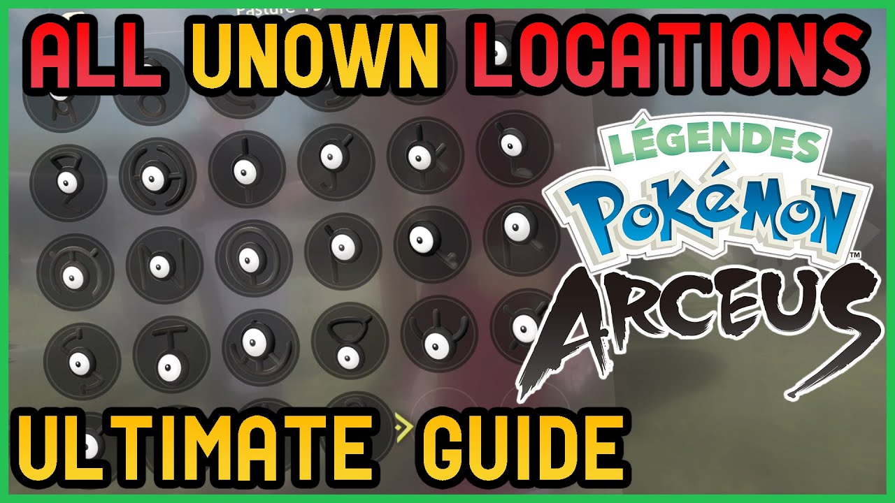 Unown W Location - Pokemon Legends: Arceus Guide - IGN
