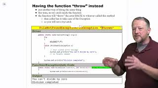 12 - Having the Function throw instead