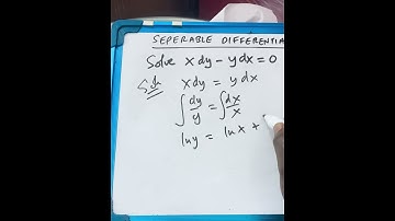 Separable Differential Equations in 31seconds😊 P2. #differential #differentialequation #calculus