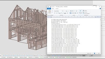 cadwork 3d V29 Liste Berechnung Export