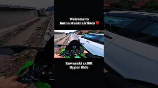 Jannu Stunz Airlines ❤️ #duke390 #hyperride #topspeed #zx10r #bikeride #jammu #jannustuntz