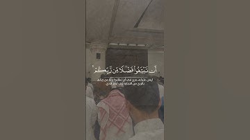 الْحَجُّ أَشْهُرٌ مَّعْلُومَاتٌ - القارئ محمد اللحيدان