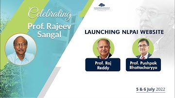 Prof Raj Reddy & Prof Pushpak Bhattacharyya - Launching NLPAI website (Natural Language Processing)