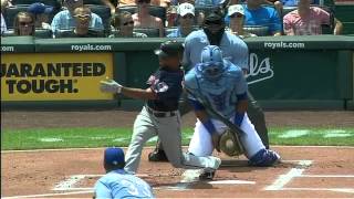 2012/07/22 Guthrie's first Royals strikeout