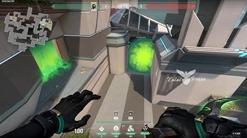 Viper poison cloud lineup + Toxic screen for Attacking A site on Split