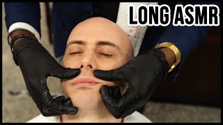 VERY LONG TRADITIONAL BARBER SERVICE 💈 FACE and HEAD SHAVE 💈 MASSAGE and BLACK MASK