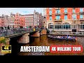 AMSTERDAM CITY - SUNNY 4K Walking Tour [4k UHD / 60FPS]
