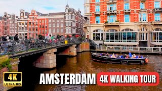 AMSTERDAM CITY - SUNNY 4K Walking Tour [4k UHD / 60FPS]