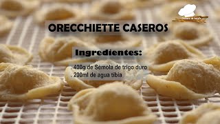 COMO HACER ORECCHIETTE