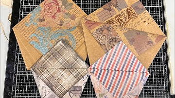 Large Envelopes for Junk Journal - Easy Junk Journal Ideas - Redeemable Junk Journals