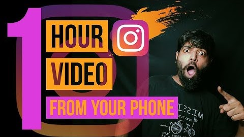 1 hour video on Instagram hack | How to upload horizontal video on igtv