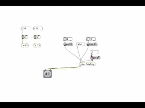 Max Tutorial: poly~ Object (Part 7)