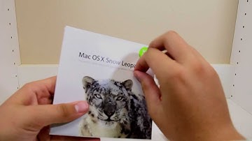 Unboxing - Mac OS X Snow Leopard