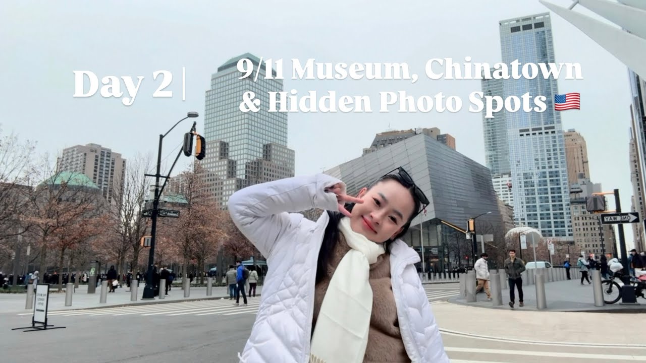 NYC Christmas Vlog 2025 🎄: Day 2 | 9/11 Museum, Chinatown & Hidden Photo Spots 🇺🇸✨