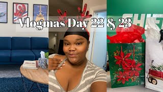 VLOGMAS DAY 22 &amp; 23: Work Holiday Celebration aka Workmas | Negative Comments Rant &amp; MORE